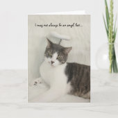 Lustiger/niedlicher Engel Karte (Vorderseite)