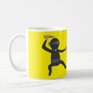 Lustiger Ninja Kaffeetasse