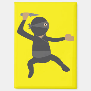 Lustiger Ninja Magnet