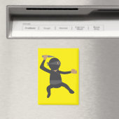 Lustiger Ninja Magnet (In Situ (Geschirrspüler))