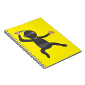 Lustiger Ninja Notizblock (Rechte Seite)