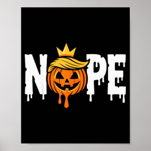 Lustiger No Kings Halloween 2025 abgenutzte USA-Fl Poster