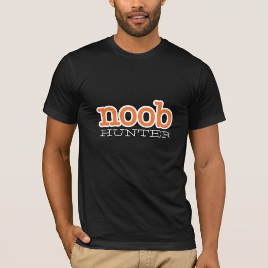lustiger noob Jäger T-Shirt (Vorderseite)