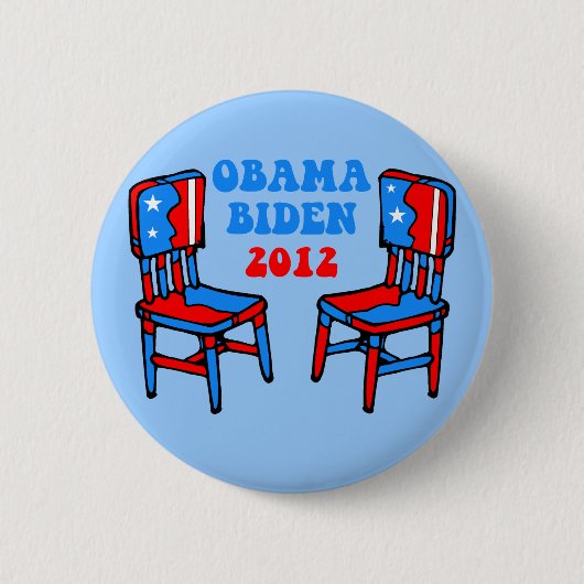 lustiger Obama Biden Button (Vorderseite)