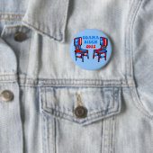 lustiger Obama Biden Button (Beispiel)