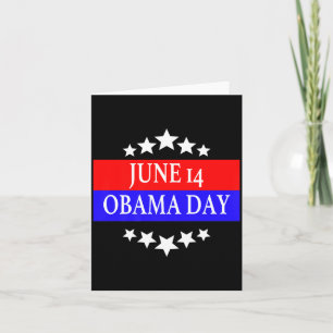 Lustiger Obama-Tag, 14. Juni Premium T-Shirt.png Karte
