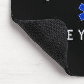 Lustiger Off-Duty-Rettungssanitäter Retten Sie sic Mousepad (Ecke)