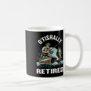 Lustiger O'fishally Rentner-Shirt für Rentner-Angl Kaffeetasse