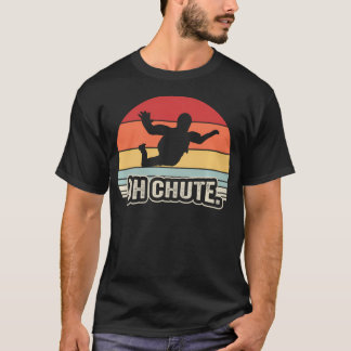 Lustiger Oh Fallschirm Fallschirmspringer Retro Vi T-Shirt