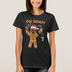 Lustiger Oh Snap 67 Six Seven Meme Lebkuchenmann T-Shirt
