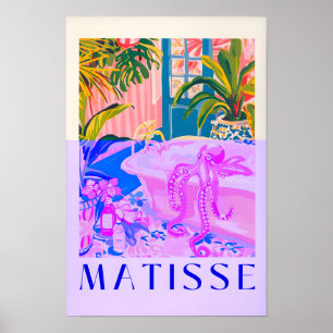Lustiger Oktopus-Kunst-Druck, Maximalismus-Wandkun Poster