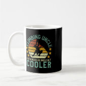 Lustiger Onkel Bouldering Bergsteiger Rock Climbin Kaffeetasse (Links)
