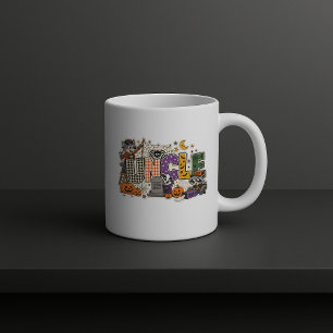 Lustiger Onkel Buchstabenblock  Kaffeetasse