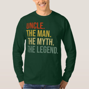 Lustiger Onkel Der Mann Der Mythos Die Legende T-Shirt