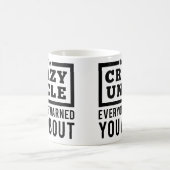 Lustiger Onkel - ich bin der verrückte Onkel Kaffeetasse (Mittel)