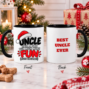 Lustiger Onkel Weihnachts-Spaß Familien-Feiertags- Tasse