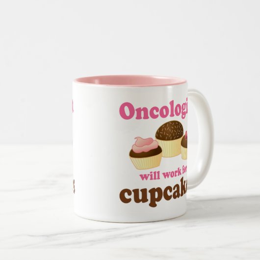 Lustiger Onkologe Zweifarbige Tasse (VorderseiteRechts)