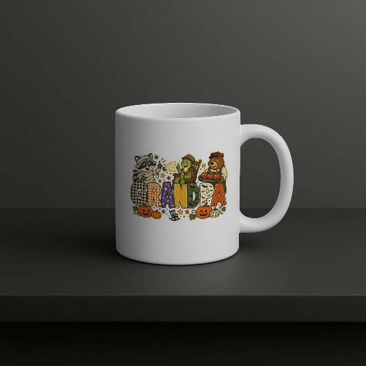 Lustiger Opa-Buchstabenblock Kaffeetasse