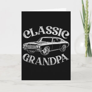 Lustiger Opa Clic Auto Grafik Familie Opa Vater Karte