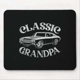 Lustiger Opa Clic Auto Grafik Familie Opa Vatertag Mousepad