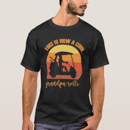 Lustiger Opa Golf T-Shirt