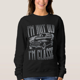 Lustiger Opa Klassiker Auto Grafik Vatertag Sweatshirt