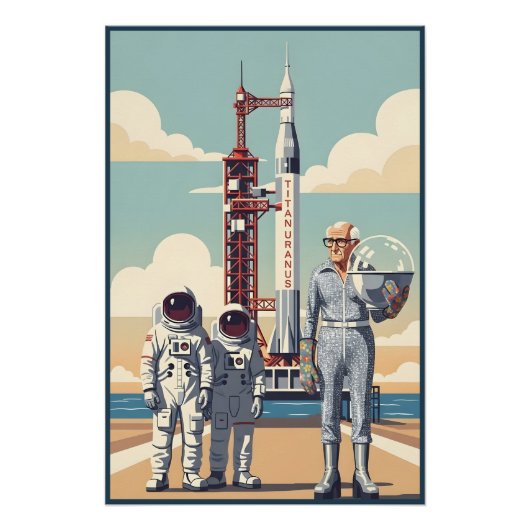 Lustiger Opa Poster (Vorderseite)
