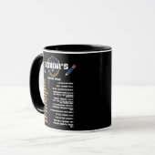 Lustiger Opa Senior Textcode Funny Ältere Tasse (Vorderseite Links)