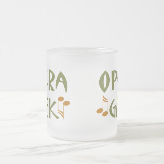 Lustiger Opern-Aussenseiter Mattglastasse (Mittel)