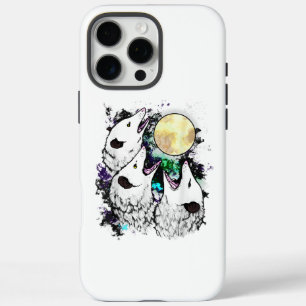 Lustiger Opossum-Mond Süßer schreiender Possum iPhone 16 Pro Max Hülle