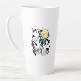 Lustiger Opossum-Mond Süßer schreiender Possum Milchtasse