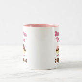 Lustiger Orchester-Lehrer Zweifarbige Tasse (Mittel)