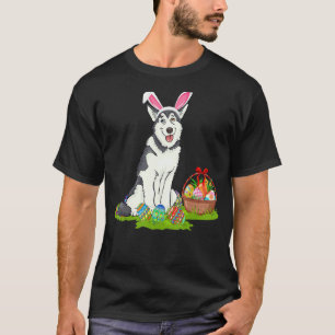 Lustiger Oster-Eier-Jagdhase Labrador Retriever T-Shirt