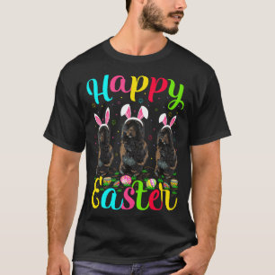 Lustiger Ostereier-Hase Portugiesischer Wasserhund T-Shirt