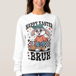 Lustiger Osterhase Bruh | Cooler Hase mit Sonnenbr Sweatshirt