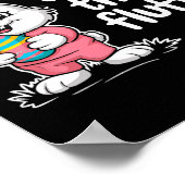 Lustiger Osterhase - What Tha Fluff  Poster (Ecke)