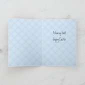 Lustiger Osterhasen-Witz Feiertagskarte (Innenseite)