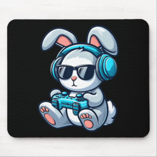 Lustiger Ostertag Gamer Bunny Frühling Ostern Gami Mousepad