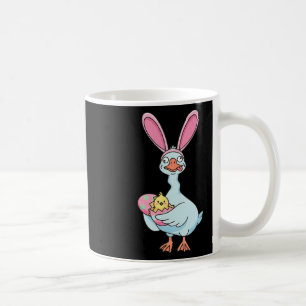 Lustiger Ostertag Gans Hase Rosa Ohren Dummer Voge Kaffeetasse