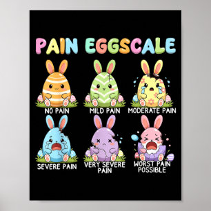 Lustiger Ostertag Krankenschwester Eier Krankensch Poster