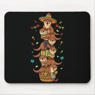 Lustiger Otter Cinco De Mayo Kinder Männer Frauen Mousepad