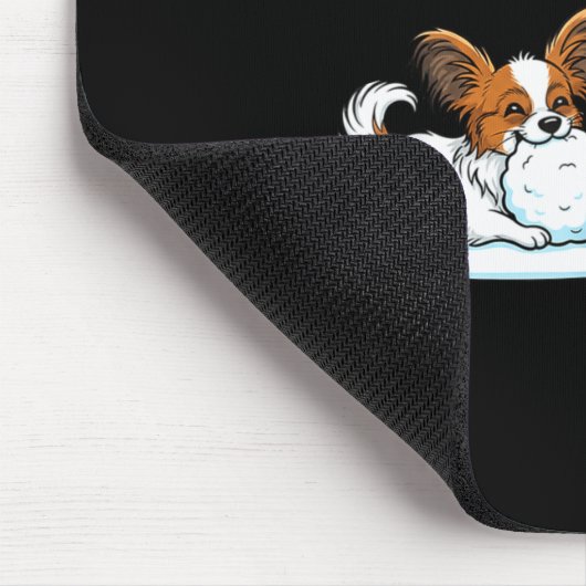 Lustiger Pallon Schneemann Weihnachtsbaum Xmas Fra Mousepad (Ecke)