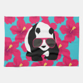 Lustiger Panda-Bärn-Strand-Gammler-coole Küchentuch (Horizontal)