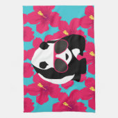 Lustiger Panda-Bärn-Strand-Gammler-coole Küchentuch (Vertikal)