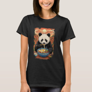 Lustiger Panda, der Ramen-Nudeln isst Grand Canyon T-Shirt