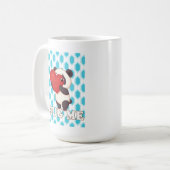 lustiger Panda Kaffeetasse (Vorderseite Links)