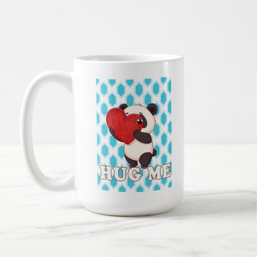 lustiger Panda Kaffeetasse (Links)