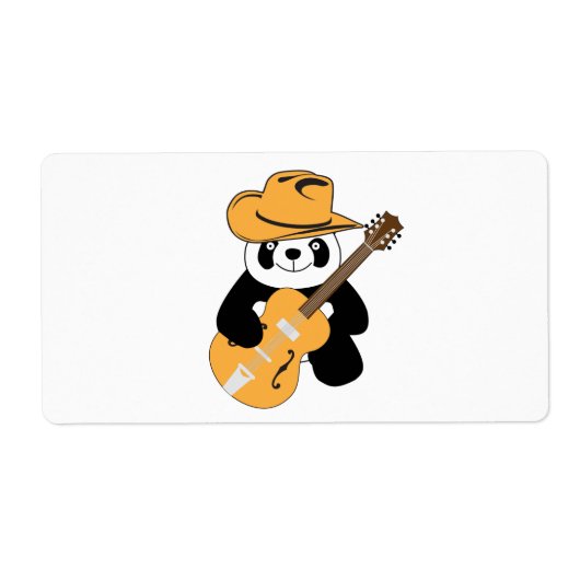 Lustiger Panda mit Gitarre (Vorne)