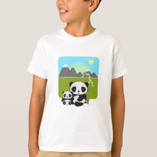 Lustiger Panda T-Shirt