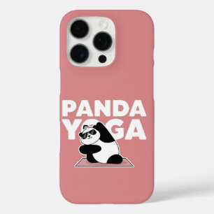lustiger Panda-Yoga iPhone 16 Pro Hülle